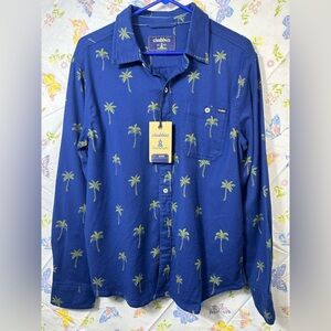 Chubbies Men's The Evergreen Palm Classic Flannel Medium NWT